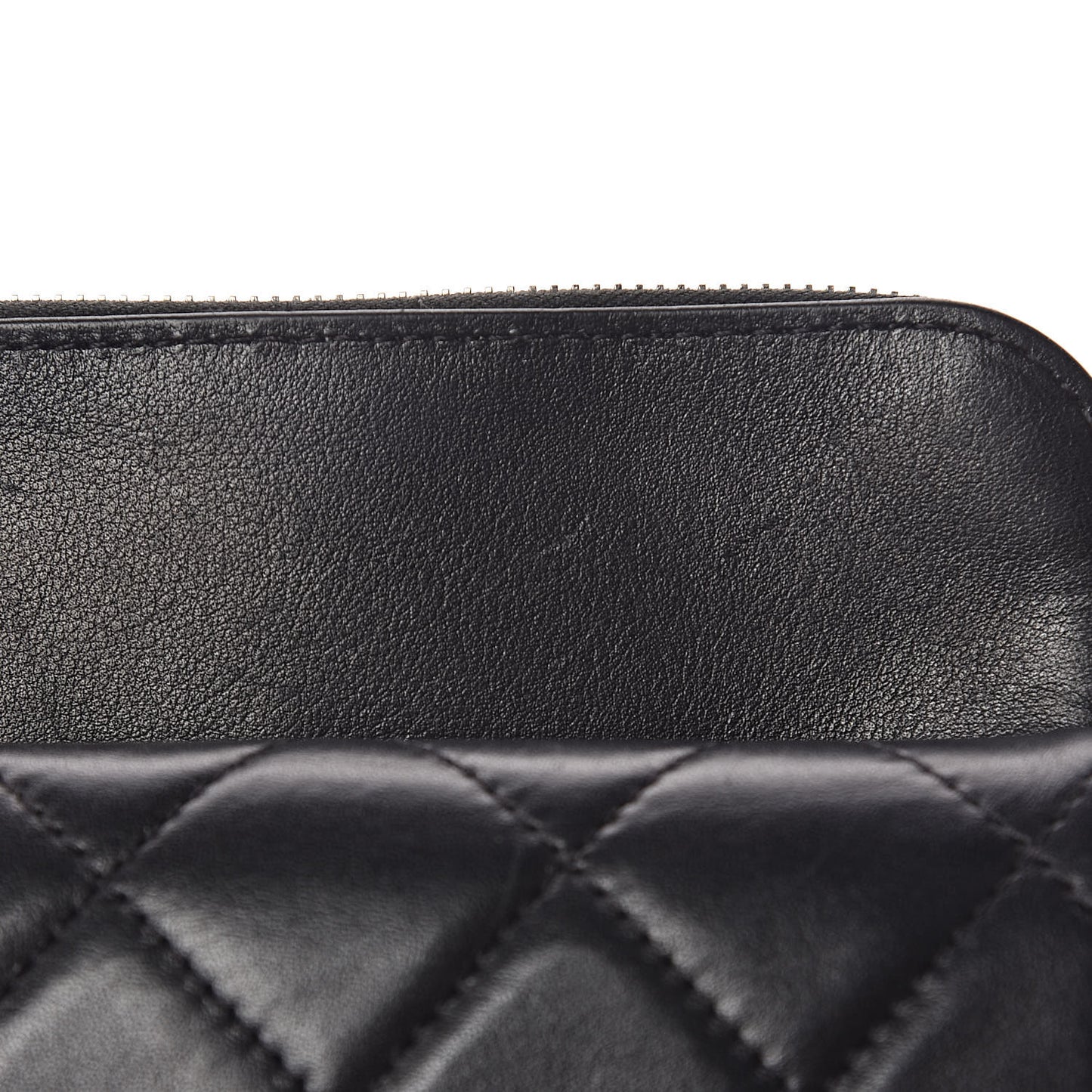 Lambskin Quilted Crossbody Black