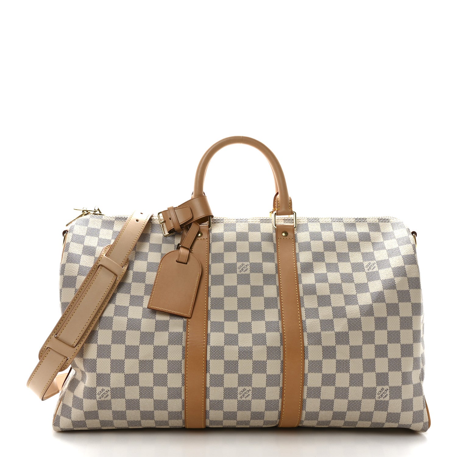 Louis Vuitton Damier Azur Keepall Bandouliere 45 1 of 9