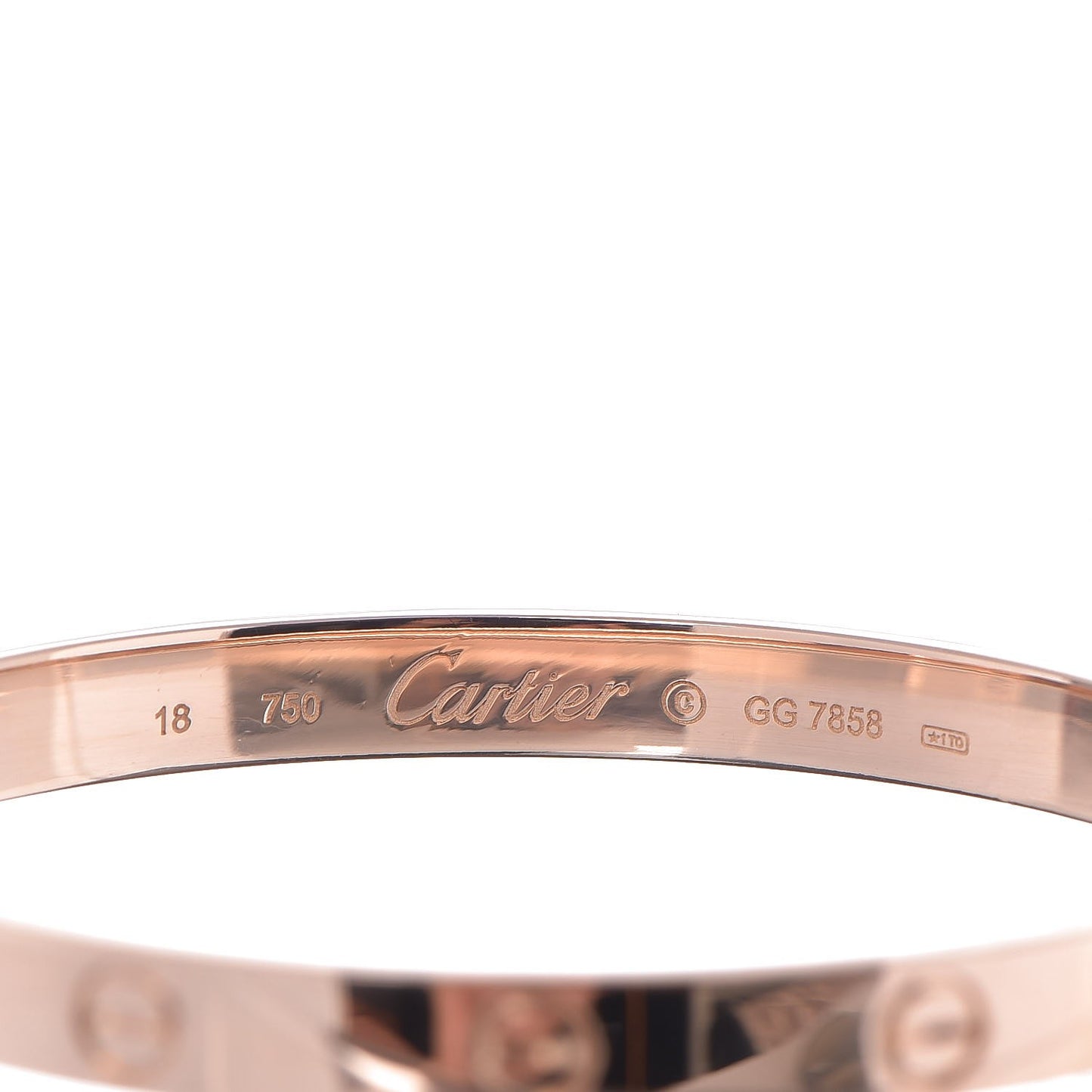 18K Pink Gold LOVE Bracelet 18