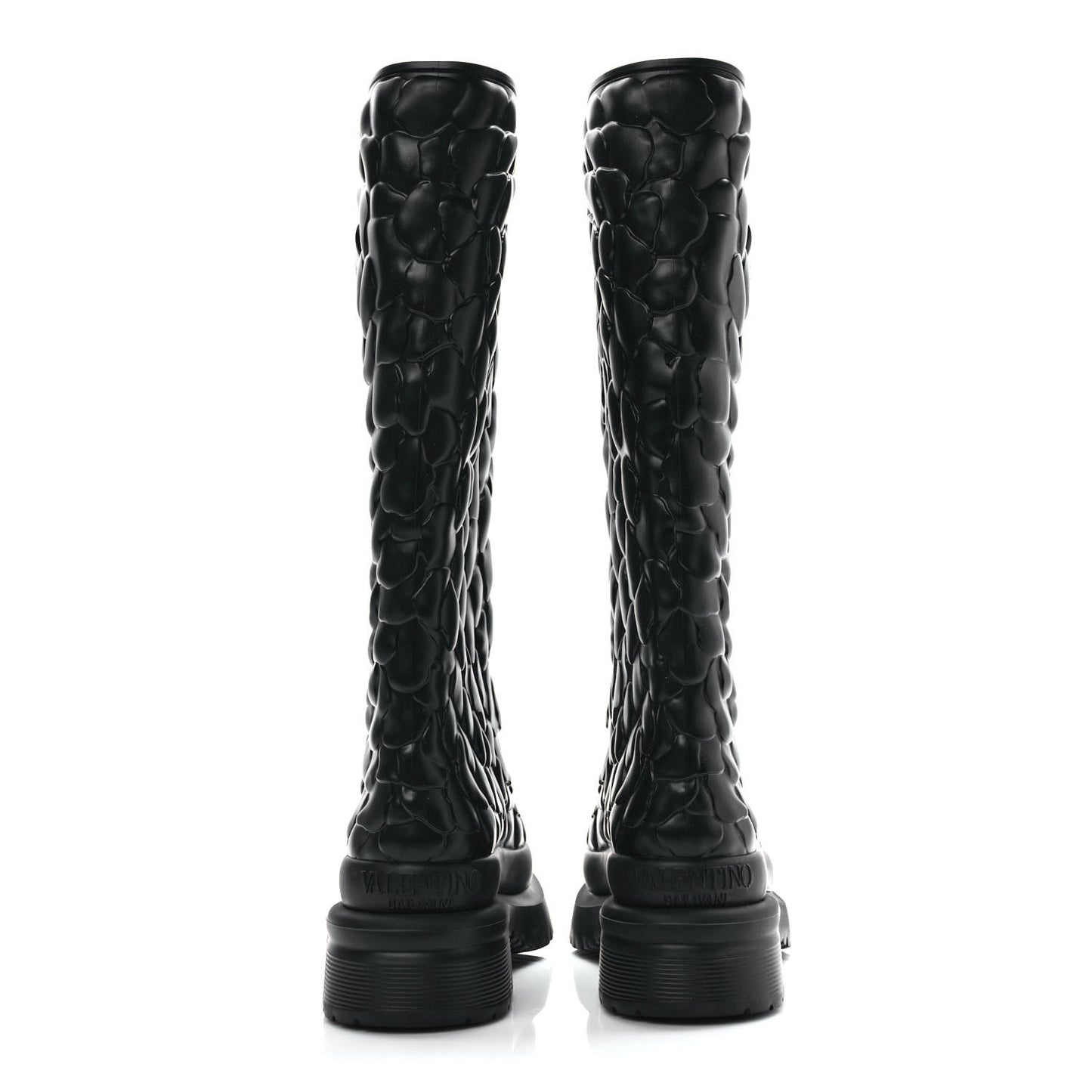 Rubber Atelier 03 Rose Edition 30/50mm Tall Rainboots 38 Black