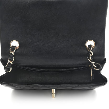 Chanel Lambskin Quilted Mini Rectangular Flap Black 5 of 10