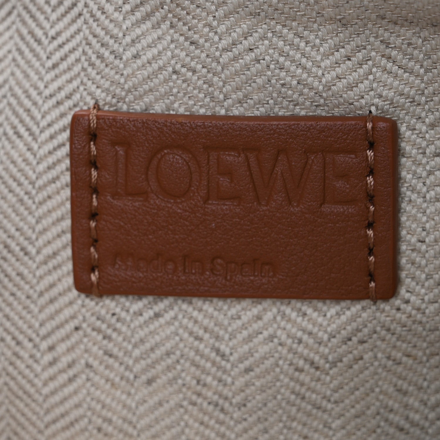 Loewe Calfskin Mini Hammock Hobo Tan 6 of 10