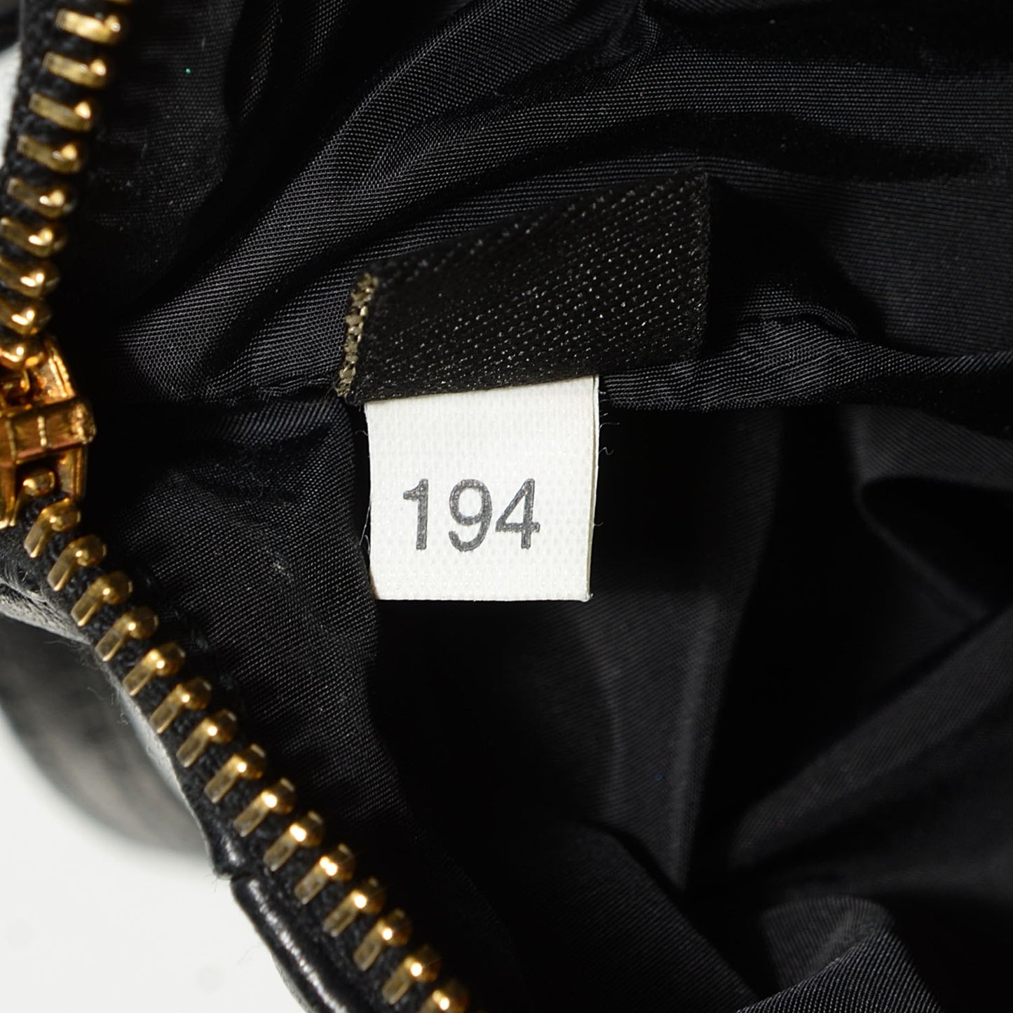 Leather Matelasse Lux Clutch Black