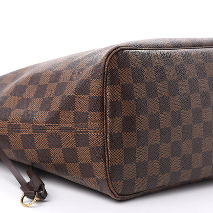 Louis Vuitton Damier Ebene Neo Neverfull MM Rose Ballerine 8 of 15