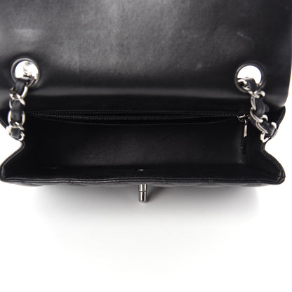 Chanel Lambskin Quilted Mini Rectangular Flap Black 5 of 12