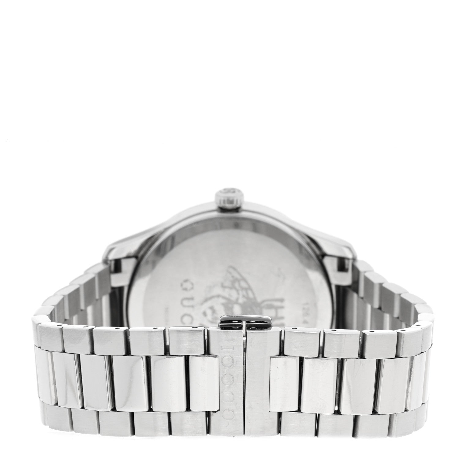 Gucci Stainless Steel 38mm G-Timeless Snake Quartz Watch 3 of 4