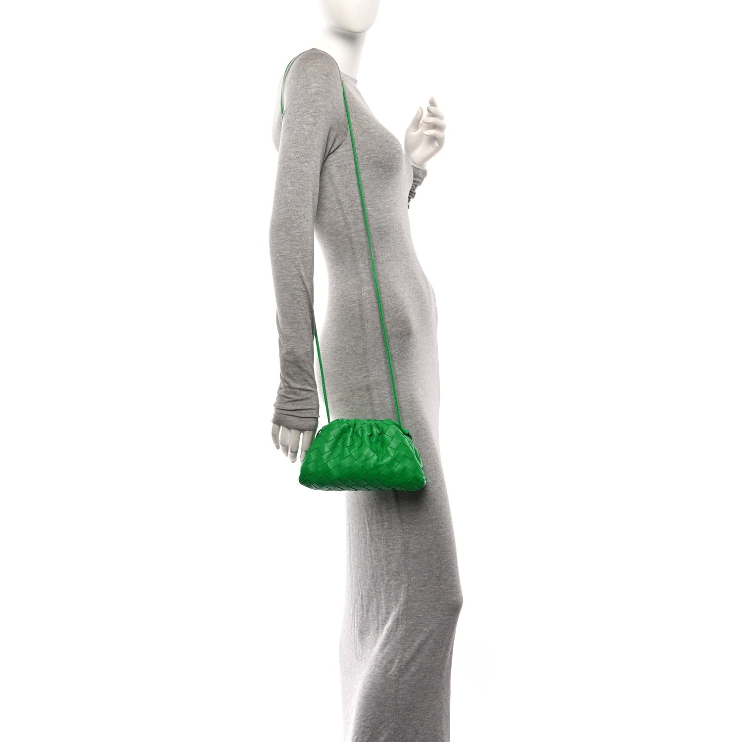 Bottega Veneta Nappa Intrecciato The Mini Pouch Parakeet 2 of 11