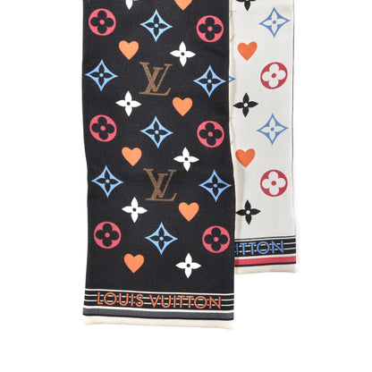 Louis Vuitton Silk Game On Bandeau Black White 3 of 4