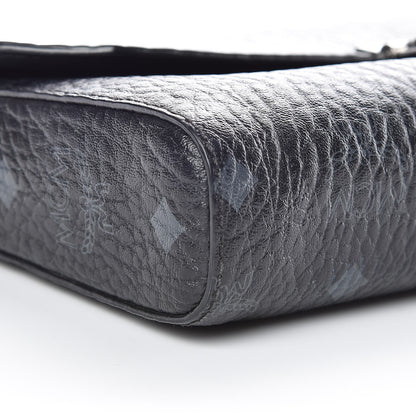 MCM Visetos Small Millie Crossbody Bag Black 9 of 11