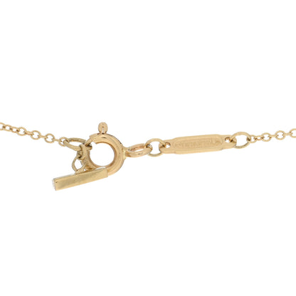 Tiffany 18K Yellow Gold Large T Smile Pendant Necklace 4 of 4