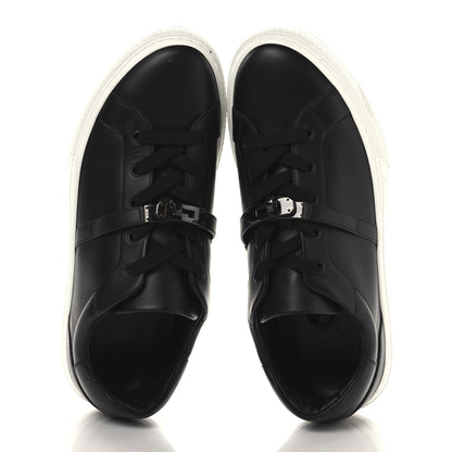 Hermes Calfskin Day Sneakers 41 Black 2 of 9