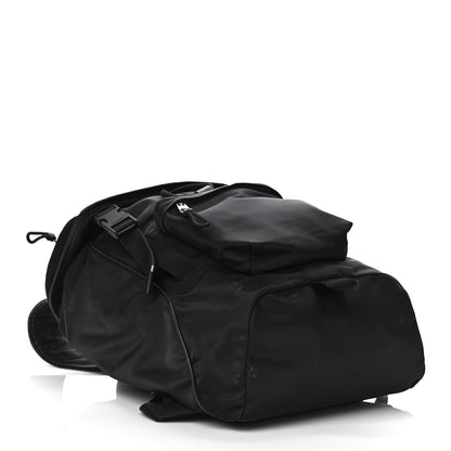Burberry Nylon Logo Print Rocky Backpack Black 3 of 19