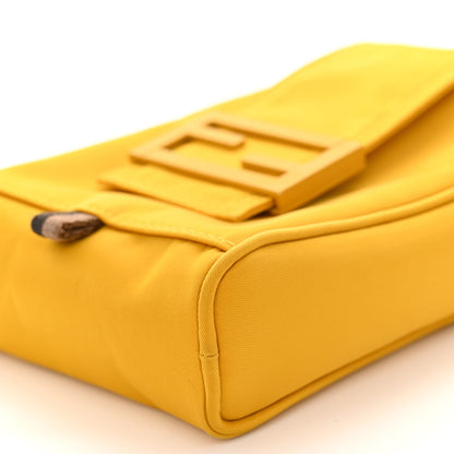 Fendi Econyl Nylon Cuoio Romano Monochrome Baguette Crossbody Phone Pouch Sunflower 10 of 10
