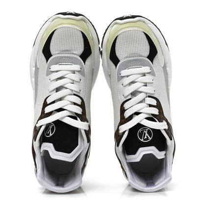 Louis Vuitton Monogram Calfskin Run 55 Sneakers 35.5 White 6 of 9