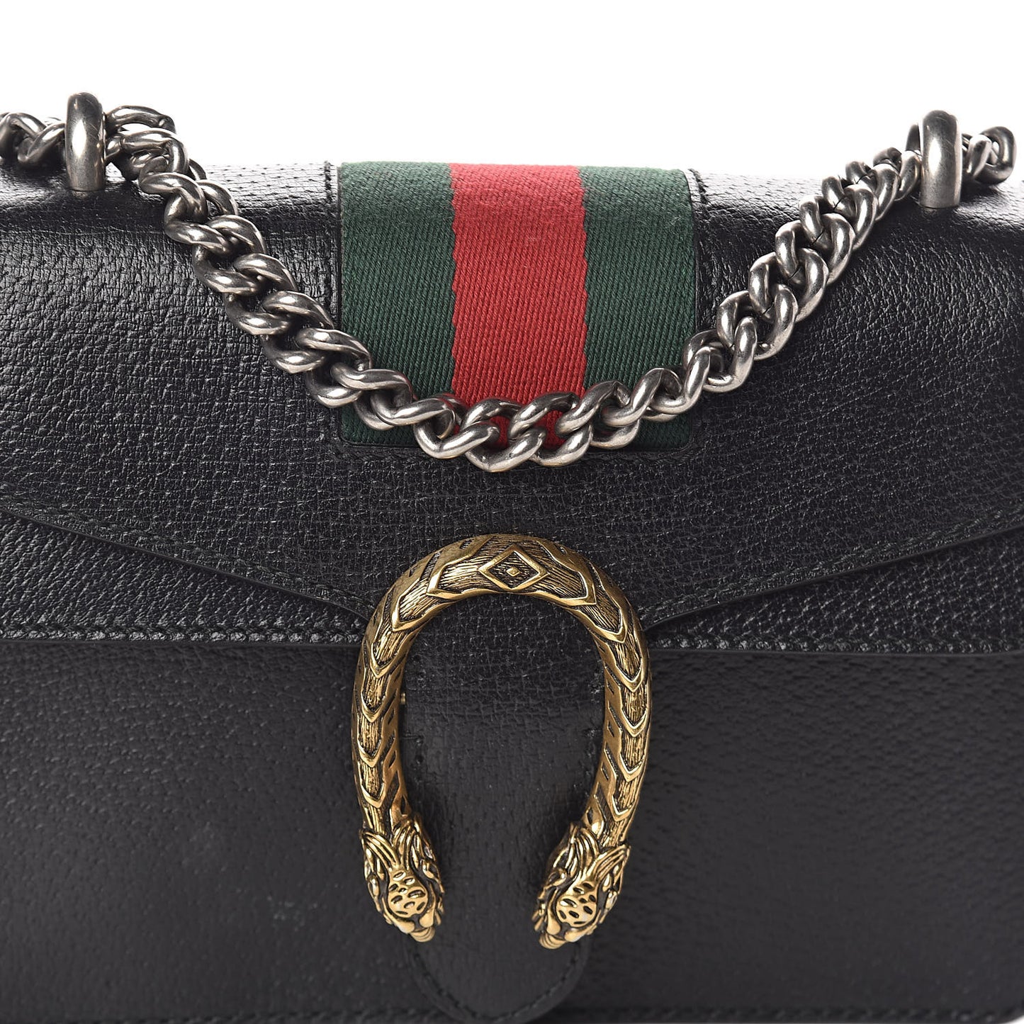 Calfskin Web Mini Dionysus Shoulder Bag Black
