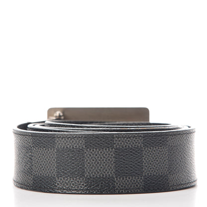 Louis Vuitton Damier Graphite 35mm LV Inventeur Reversible Belt 100 40 3 of 10