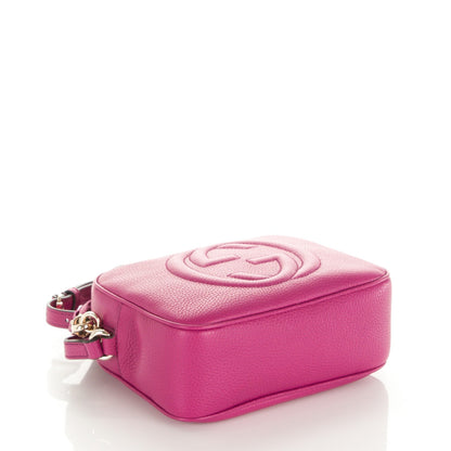 Gucci Cellarius Calfskin Small Soho Disco Bag Bright Bouganville 4 of 7