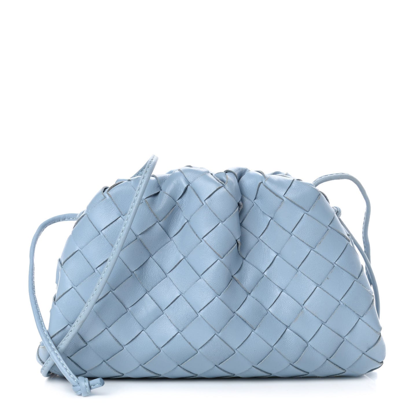 Nappa Intrecciato The Mini Pouch Ice