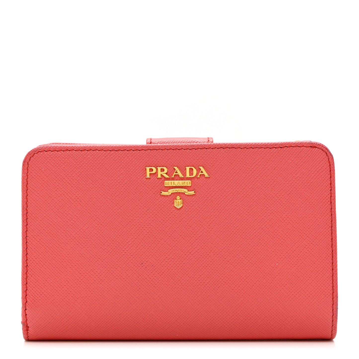 Saffiano Metal Compact Wallet Rubinho