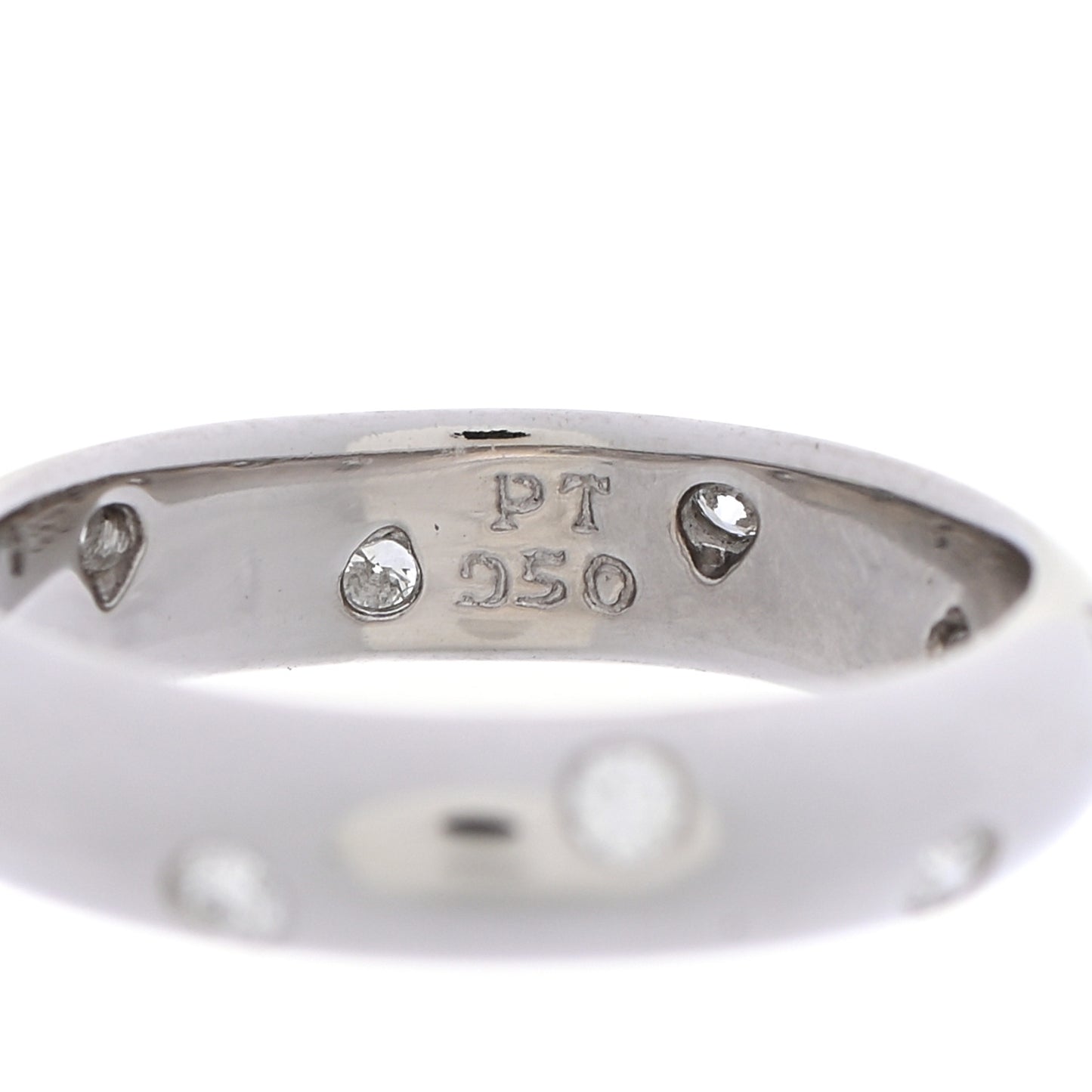 Platinum Diamond 4mm Etoile Band Ring 53 6.5