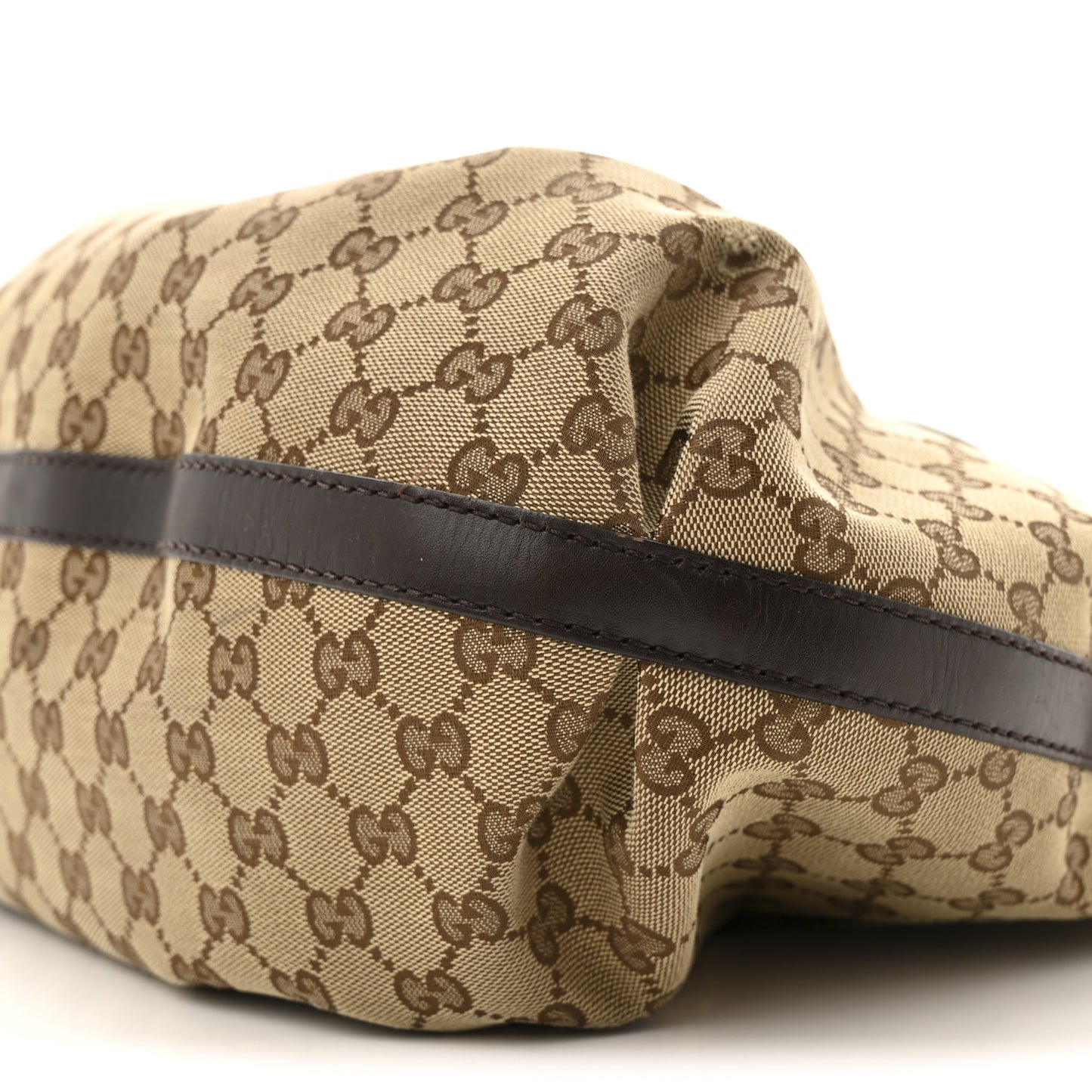 Monogram Medium Scarlett Studded Tote Dark Brown