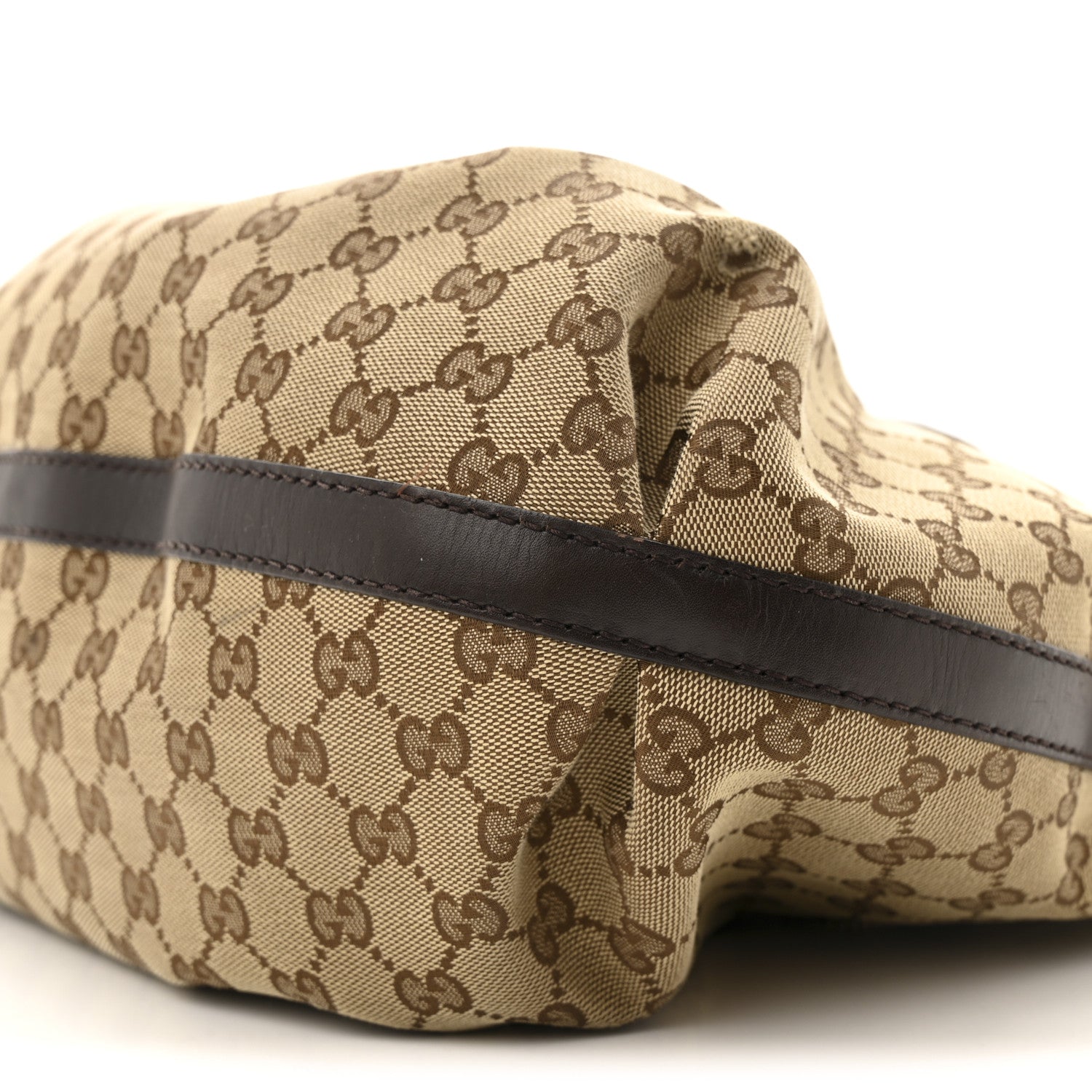 Gucci Monogram Medium Scarlett Studded Tote Dark Brown 10 of 14