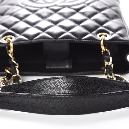Chanel Caviar Quilted Petit Shopping Tote PST Black 15 of 15