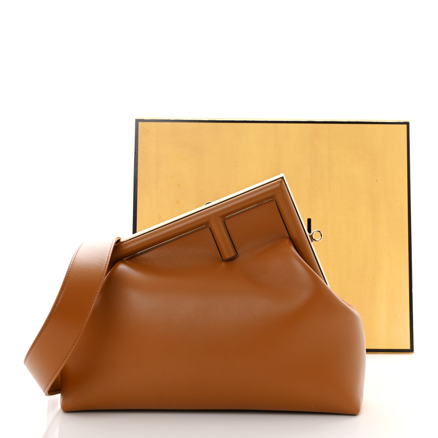 Fendi Shiny Nappa Medium Fendi First Caramello 11 of 11