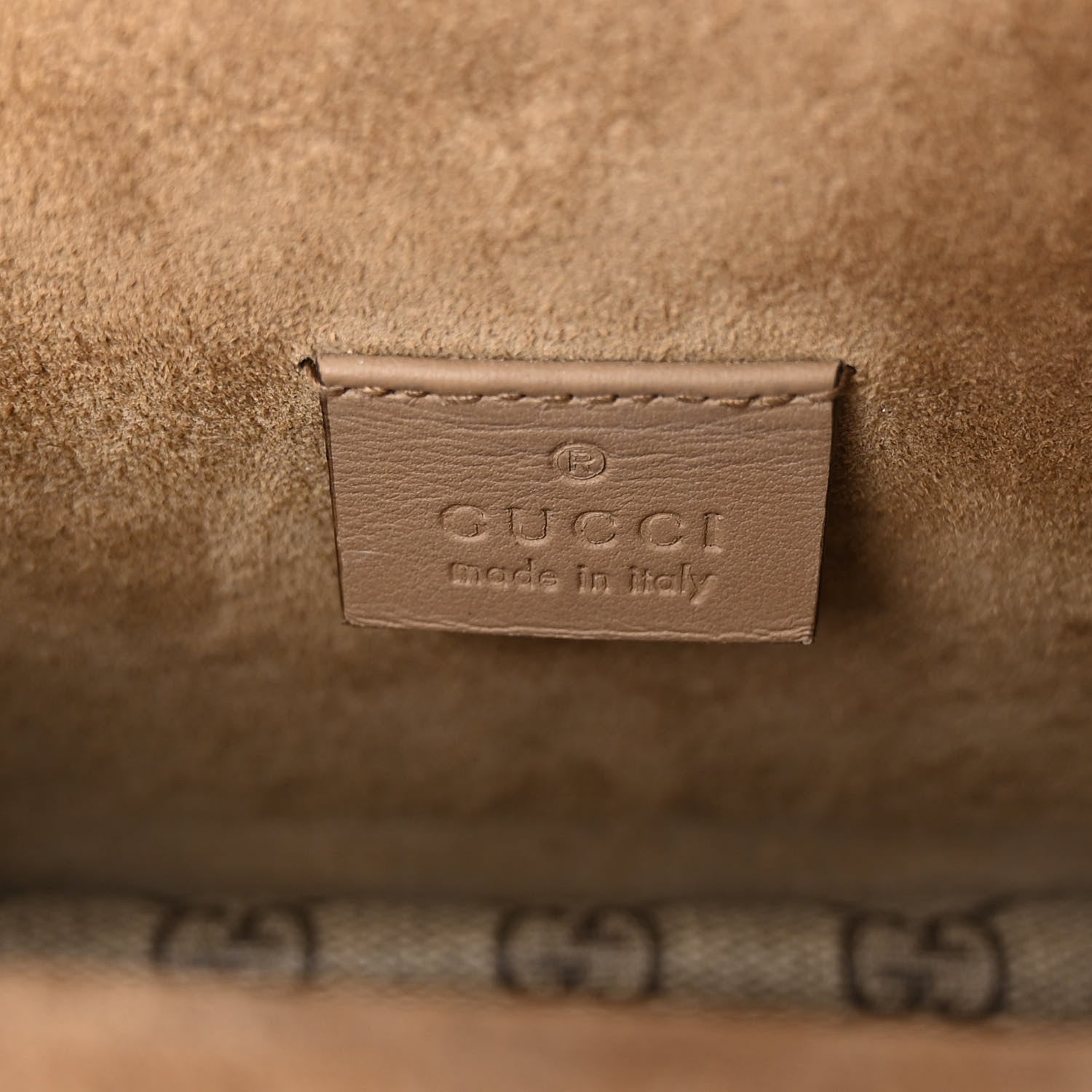 Gucci GG Supreme Monogram Mini Dionysus Shoulder Bag Taupe 6 of 12