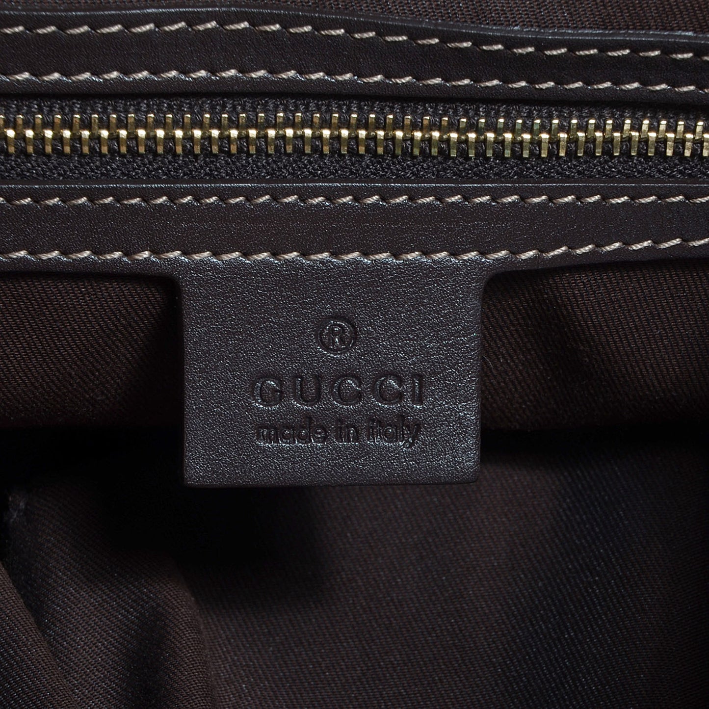 Crystal Monogram Mix Hobo Dark Brown