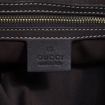 Gucci Crystal Monogram Mix Hobo Dark Brown 6 of 7