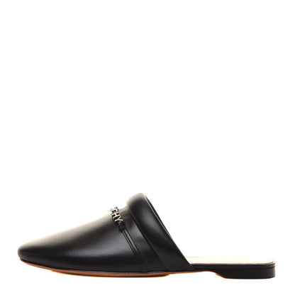 Givenchy Lambskin Elba Logo Mule Slippers 41 Black 1 of 11