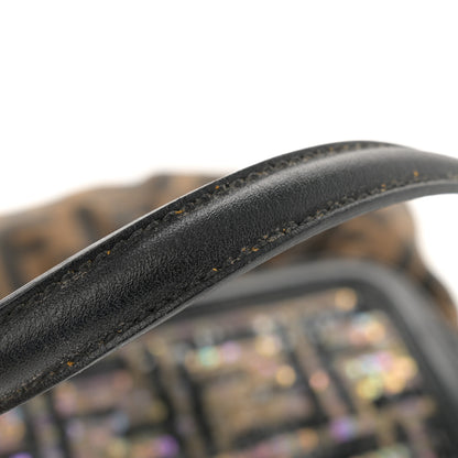 Fendi Zucca Sequin Chef Shoulder Bag Tobacco 14 of 16