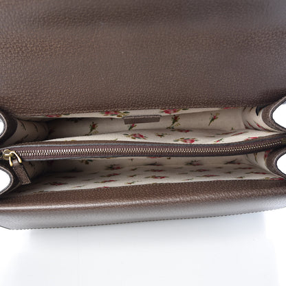 Gucci Calfskin Web Floral Embroidered Medium Dionysus Shoulder Bag New Acero 5 of 9