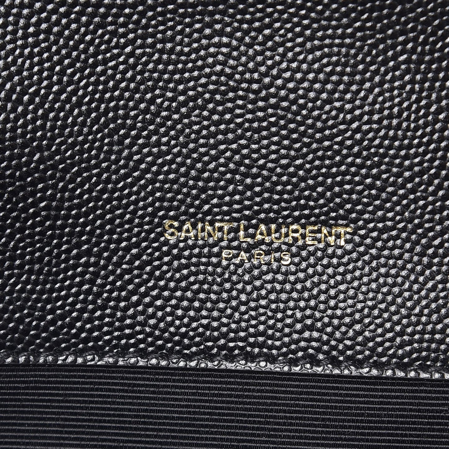 Grain De Poudre Matelasse Chevron Large Monogram Satchel Black