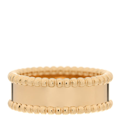 Van Cleef & Arpels 18K Yellow Gold Perlee Signature Ring 59 8.75 3 of 7