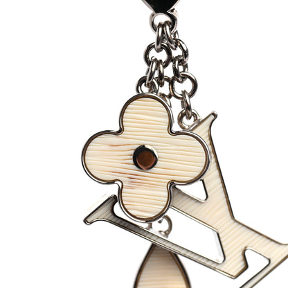 Louis Vuitton Fleur De Monogram Bag Charm Silver 5 of 5