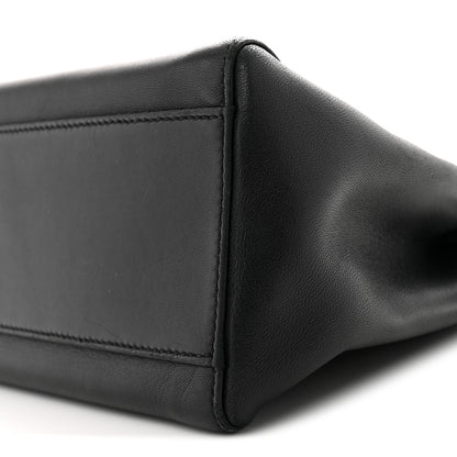 Fendi Nappa Mini Peekaboo Iconic Satchel Black 10 of 12
