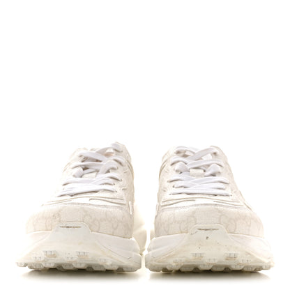 Gucci GG Supreme Monogram Womens Rhyton Sneakers 36.5 White 3 of 10
