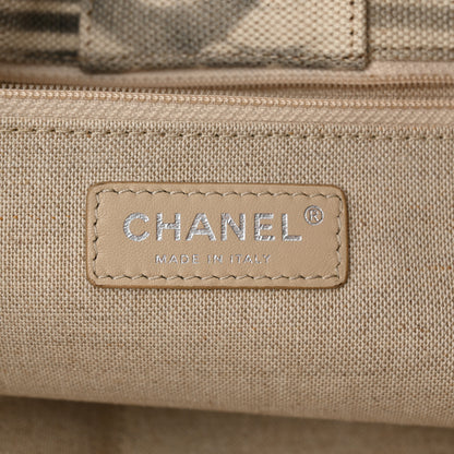 Chanel Canvas Large Iliad Shopping Tote Beige 6 of 14