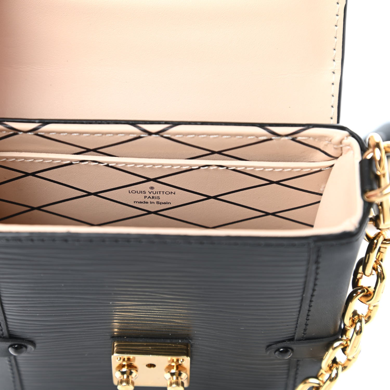 Louis Vuitton Epi Pochette Trunk Verticale Black 8 of 9