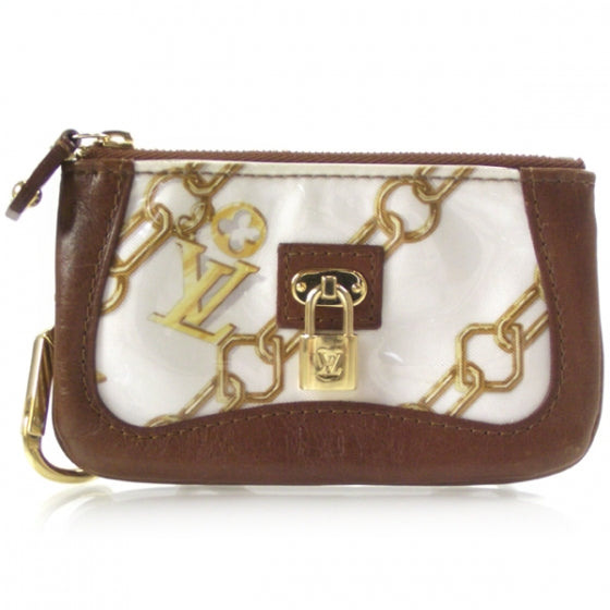 Louis Vuitton Monogram Charms Key Pouch White 1 of 7