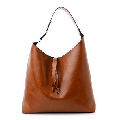 Chloe Shiny Calfskin Marcie Hobo Bag Clay Brown 1 of 11