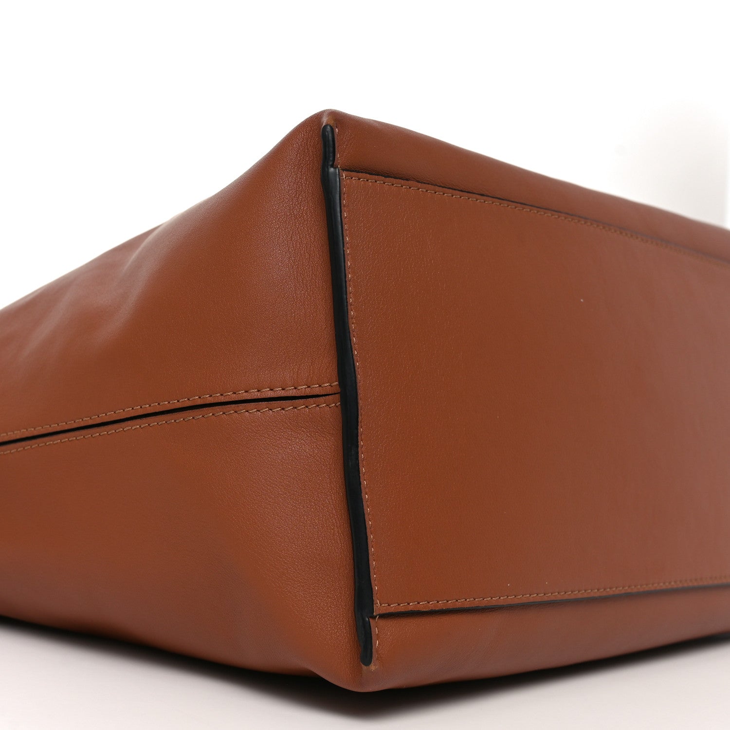 Loewe Supple Smooth Calfskin Jacquard Cubi Crossbody Bag Tan 8 of 11