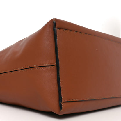 Loewe Supple Smooth Calfskin Jacquard Cubi Crossbody Bag Tan 8 of 11