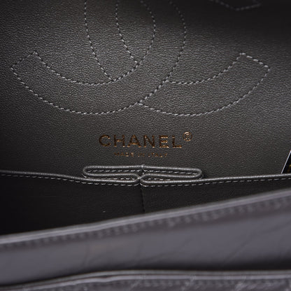 Chanel Aged Calfskin Chevron 2.55 Reissue 226 Dark Grey 7 of 9