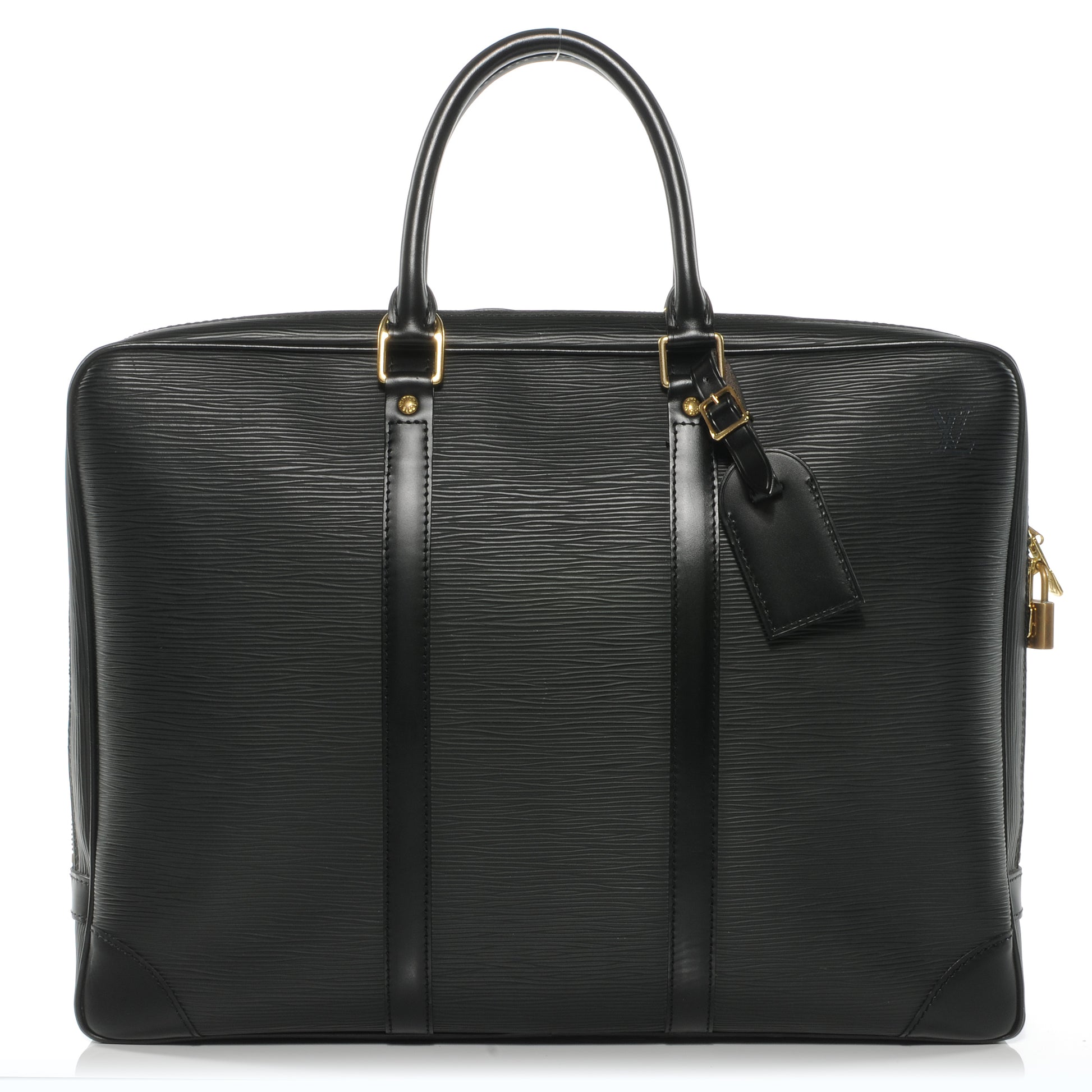 Louis Vuitton Epi Porte-Documents Voyage Briefcase Black 1 of 8