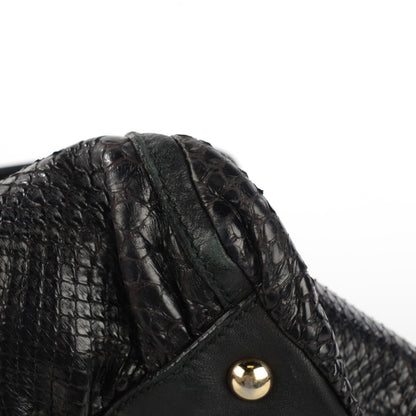 Gucci Python D Ring Hobo Black 10 of 10