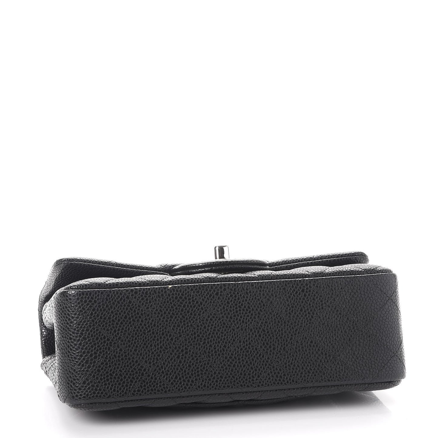 Caviar Quilted Mini Rectangular Flap Black
