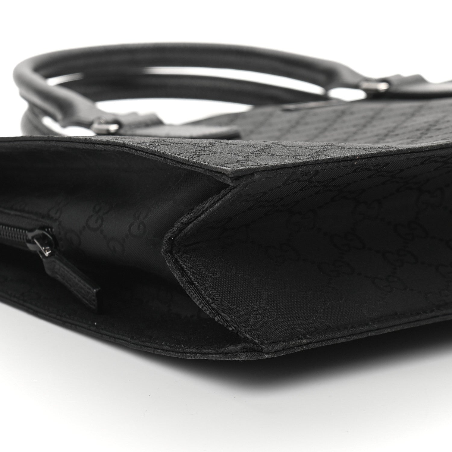 Gucci Nylon Monogram Executive Bag Black 9 of 11